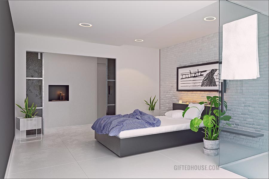 Modern bedroom interior design