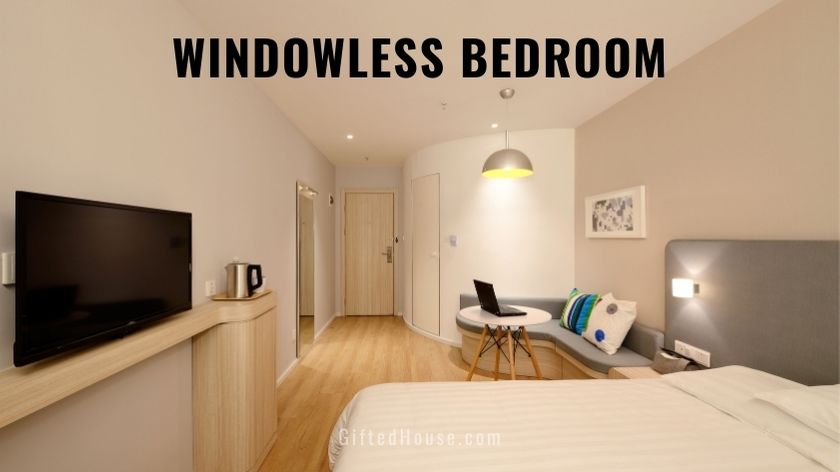Windowless bedroom canva
