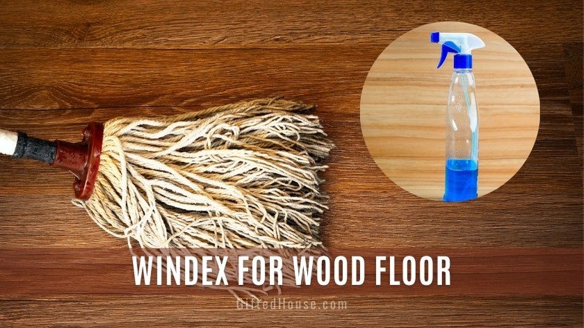 Windex on Hardwood Floor