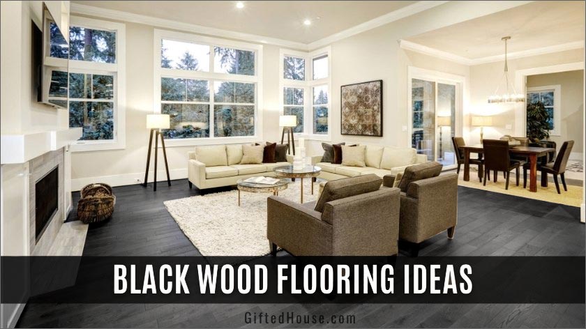 Black Wood Flooring Ideas